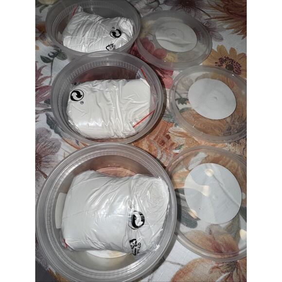 7 8 Oz Tubs Mosaic Mortar Grout BIM White X3 Pewter X2 Butter X2 All New Sealed - Picture 9 of 9